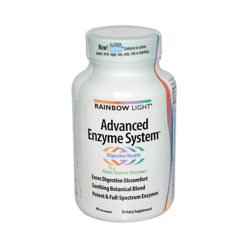 Rainbow Light Advanced Enzyme System 90 Vegetarian Capsules Digestive Health Online